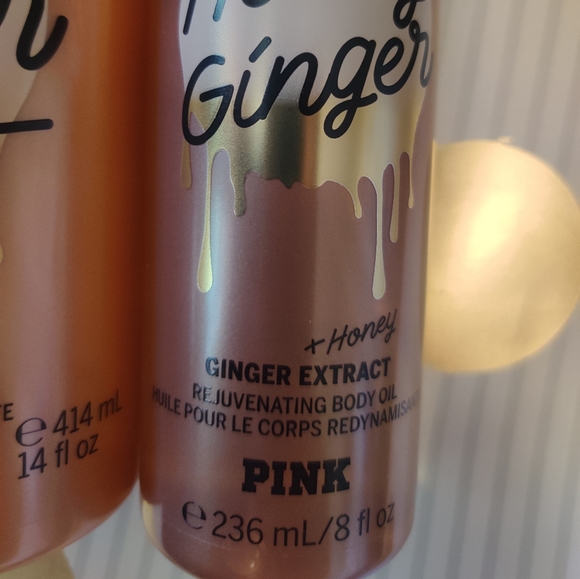 PINK Victoria's Secret Bath & Body Honey Ginger Bath Set Victorias
